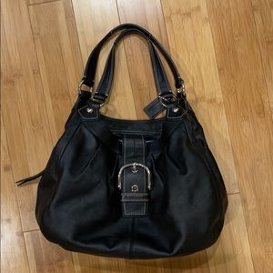 Black coach purse